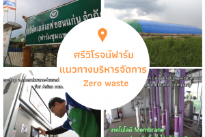 ศรีวิโรจน์ฟาร์ม(SF)                   กับแนวทางบริหารจัดการแบบ Zero waste