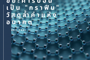 ใช้ไฟฟ้าเปลี่ยนขยะคาร์บอน เป็น “กราฟีน” วัสดุล้ำค่าแห่งอนาคต