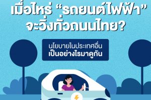 นโยบาย“รถยนต์ไฟฟ้า” ของไทยเปรียบเทียบกับต่างประเทศ