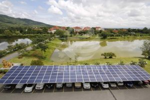 ที่จอดรถพลังงานแสงอาทิตย์ CMU – Solar Parking