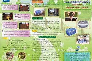 การจัดการกับเศษอาหารให้กลายเป็นปุ๋ยไว้ใช้ในบ้าน  (Takakura Method)