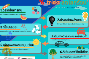 6 tricks ลดโลกร้อน