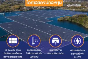 โซลาร์ฟาร์มลอยน้ำ โอกาสของนักลงทุน