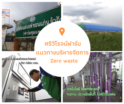 ศรีวิโรจน์ฟาร์ม(SF)  กับแนวทางบริหารจัดการแบบ Zero waste